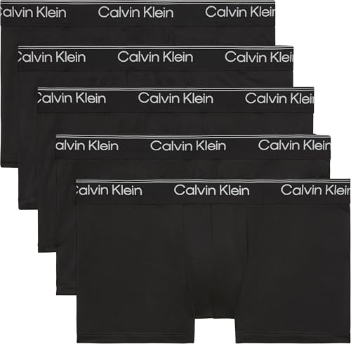Calvin Klein Low Rise Trunk 5 Stück, Größe Small UB1 - Black Small, Ub1 - Black, S