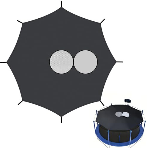 Housse de Protection pour Trampoline 10 Pouces,8 tiges,Anti-UV et imperméable – Accessoires Trampoline