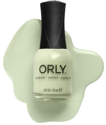 ORLY Pastel Green Nail Polish | Creme Finish Nail Lacquer | Long-Lasting, Even Coverage | Precision Gripper Cap | Vegan & Cruelty-Free (Matcha Foam)