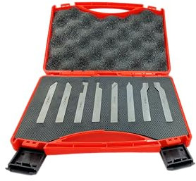 Hochwertiges HSS-Drehwerkzeug-Set, Hart- und Erddrechseln, Gewinde, Parting, Ingenieur, Hobbyisten, Maschinenwerkzeuge, M2, (quadratischer Schaft 6 X 6 X 63 MM)