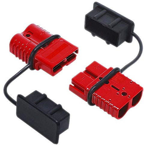 1 paio di connettori per batteria, 50 A, kit di connettori rapidi (2 pezzi)