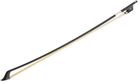 Perfeclan Bogen 4/4 Größe-Carbon Violine Bogen-Handarbeit mit Natürlichen Mongolischen Haar (Schwarz)