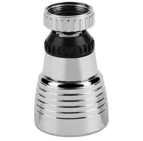 Swivel Water Saving Tap Aerator Diffuser Faucet Nozzle Filter Adapter, 360°Swivel 3Colors Temperature Controlled LED Light Kitchen Sink Faucet Spray Head Sprayer