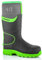 Buckbootz BBZ8000 GREY GREEN BUCKLER Hi VISABILITY FULL SAFETY WELLINGTON BOOT ANKLE PROTECTION & SUPPORT WATERPROOF METAL FREE (uk_footwear_size_system, adult, men, numeric, wide, numeric_10)