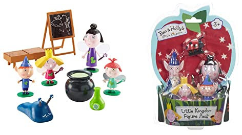 Ben & Holly Magic Potion Class, scaled preschool figures, imaginative play, Little Kingdom, nanny plum & Collectable 5 Figure Pack, Ben and Holly's little kingdom, wise old elf