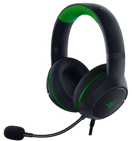 Razer Kaira X Wired Headset for Xbox Series X|S, Xbox One, PC, Mac & Mobile Devices: Triforce 50mm Drivers - HyperClear Cardioid Mic - Memory Foam Ear Cushions - On-Headset Controls - Black (Renewed)