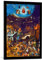 kunst für alle Bild mit Bilder-Rahmen: Hieronymus Bosch Weltgerichts -Triptychon Mitteltafel - dekorativer Kunstdruck, hochwertig gerahmt, 60x80 cm, Schwarz matt
