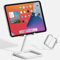 Bouncepad Go in White Ständer für iPad und Tablet, verstellbar, kompatibel mit allen iPad, iPad Pro, iPad Mini und Samsung Tablets