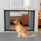 Treppenschutzgitter Hund Türschutzgitter Ohne Bohren Absperrgitter Hund Baby Absperrgitter Schutzgitter Treppe Hundebarrieren Kinderschutzgitter Maschengitter Absperrgitter für Haustier 100 * 78CM