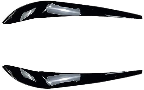 MURRAYLE Passend for BMW X3 F25 X4 F26 2014–2018, 2 Stück ABS Autoscheinwerfer Augenbrauen Augenlider Abdeckung Trim Scheinwerfer Augenbrauen Augenlid Aufkleber Glanz Schwarz Scheinwerfer-Augenbraue (