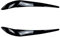 MURRAYLE Passend for BMW X3 F25 X4 F26 2014–2018, 2 Stück ABS Autoscheinwerfer Augenbrauen Augenlider Abdeckung Trim Scheinwerfer Augenbrauen Augenlid Aufkleber Glanz Schwarz Scheinwerfer-Augenbraue (
