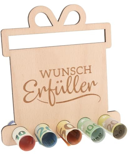 Spruchreif | Originelle Geldgeschenke aus Holz | Geschenke aus Holz | Dankeschön Geschenk | Geldgeschenk Geburtstag Weihnachten |Wunscherfüller