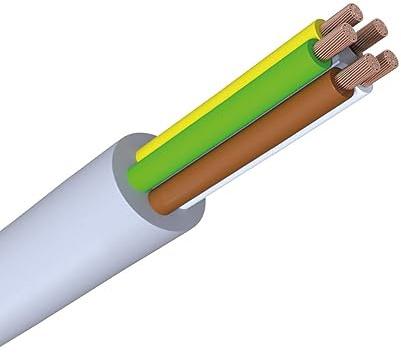 WITTKOWARE LiYY 5x0,50mm² Elektronik-Steuerleitung ohne Abschirmung, Kupfer, Mantelfarbe grau, Kabellänge 10m
