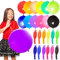 30 x hochwertige 45,7 cm robuste Boxballons mit Gummibändern, 12 Farben, geruchloses Stanzballon-Spielzeug für Geburtstagsparty, Goodie-Bag, Füller, Hüpfbälle