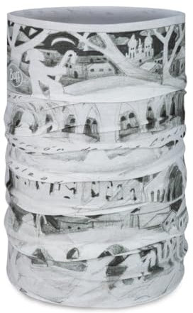 Buff Coolnet Uv® Multifunktionstuch Camino Recuerdos Grau Unisex Erwachsene