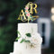 Party to Be Cake Topper Hochzeit Personalisiert Hochzeitstorte Deko in Acryl Custom Braut und Bräutigam Tortenstecker mit Namen Initialen (Design 04)