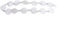 CNANRNANC Artistic Natural Shell for CRYSTAL Bead Curtain, DIY Door Decorative Option, 1 Meter Long