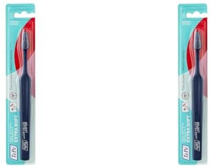 TEPE Select XSoft Zahnbürste Ultraweiche Borsten und ein schmal zulaufender Bürstenkopf für eine gründlichere Reinigung (Packung mit 2)
