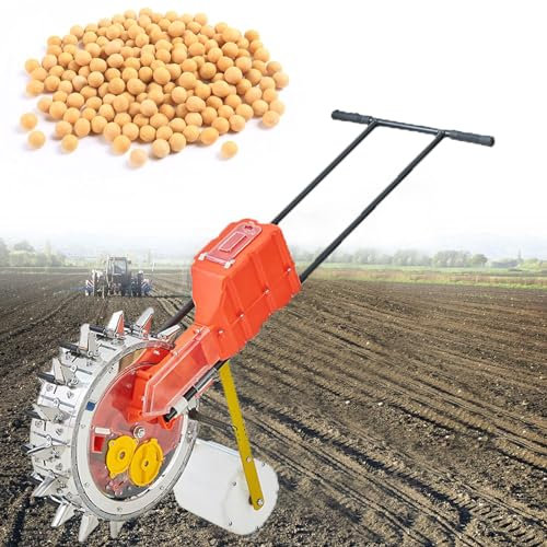 Dfdieratve Tragbares Sojabohnen Pflanzgerät, Maispflanzer Sämaschine, Tragbarer Manueller Streuer für Saatgut, zum Pflanzen in Gartenterrassen, Hanglagen