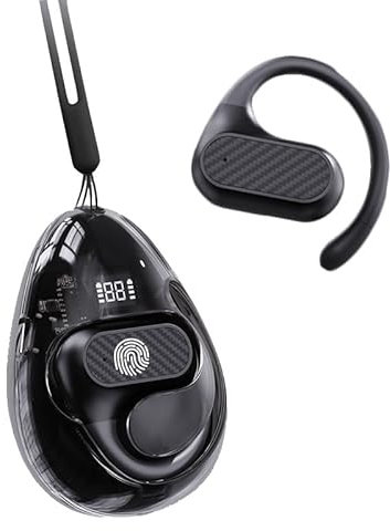 Ows Hanging Earphones 5.4 Bluetooth Outer Ear Open Earbuds Over The Ear Out of Outside Outer Open Ear Headphones Wireless Bluetooth Ear Hanging Headset Headphones Bone Air Conduction Earbuds