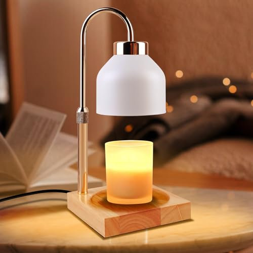 Kerzenwärmer Lampe, Höhenverstellbar Candle Warmer, Kerze Lampe Wärmer, Dimmbar, für Yoga, Zuhause, Schlafzimmer, Dekoration