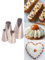 Lot de 4 douilles à douille Saint Honore, améliorez vos créations de pâtisserie avec embouts en V Wave