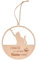 Spruchreif | Holz-Dekohänger | Türkranz | Mini Deko Loop mit Schriftzug | Geschenk Katze