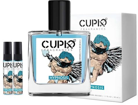 Cupios Parfüm für Männer, 50 ml/1.7 fl.oz Men's Cupid Pheromones Parfüm, Cupid Charm Toilette für Männer, Men's Lasting Romantic Cupid Charm Parfüm (A)