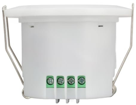 Interruptor de Luz de Techo de Detección de Movimiento Ajustable con Sensor de Presencia de Onda Milimétrica