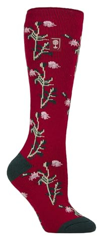 HEAT HOLDERS RHS The Royal Horticultural Society Women's Thermal Socks x RHS 1.6 TOG, Warm, Wellington Boot Socks, Fruit, Floral & Botanical Patterned, Gift, 1 Pair Size 4-8