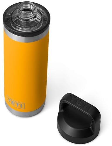 YETI Rambler Bottle Chug, Vacuum Insulated Stainless Steel Bottle with Leakproof Chug Cap, Beekeeper, 18 oz (532 ml)