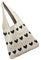 Holibanna Strick Strandtasche Damen Herz Muster Knitted Beach Bag Handtasche Schultertasche Sommer Einkaufstasche Für Strand Und Freizeit