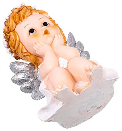 Gatuida Engelfigur Aus Harz Tischdekoration Retro Statuen Für Zuhause Und Büro Lebendige Ornamenten Mit Glatter Oberfläche