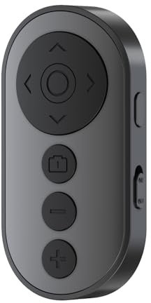 VYVIYON Wireless Camera Remote Control with Zoom/Switch for Photo and Vlogging Compatible with iOS & Android Smartphone, Bluetooth Video Scrolling for Tiktok, Rechargeable Page Turner for E-Book APPS