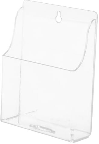 TOPPERFUN Wall Mount Organizer Für Fernbedienungen Und Handys Transparente Acrylbox Mit Leichtem Zugang Selbstklebend Für Schlafzimmer Und Wohnzimmer Zur Aufbewahrung Von Kleinigkeiten