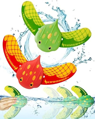 WINXMIN 2 PCS Glider sous-marin, jouets de piscine, jouets de plongée, jouets de piscine pour jeux piscine enfant, accessoire piscine, jeu piscine, Jouets pour poissons de piscine, Classique