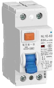 Interruttore differenziale NL1E, NL1E-63 2P 25A 30mA