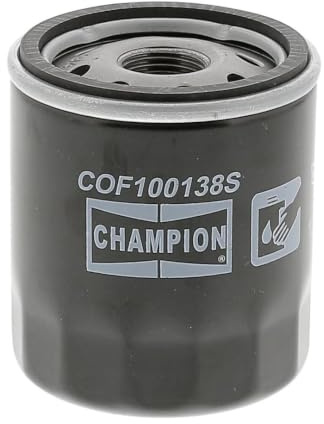 CHAMPION Oil Filter | COF100138S | OE-Matching Quality | Engine Protection & Clean Oil Flow | Pack of 1