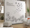 HALLOBO® Wandtattoo Wandaufkleber Pusteblumem Löwenzahn Vogel Wandsticker Wall Sticker Wohnzimmer Schlafzimmer Deko Korridor