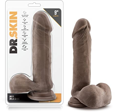 Blush Dr. Skin Mr. Magic 9Inch Analdildo Brown One Size