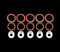 dekpro repuesto sellado anillo o anillo para Smok tfv8 nube Bestia cigarrillo electrónico atomizador de accesorios tfv8 Bestia sellos tfv8 o anillos sello juntas de silicona (5 Sets tfv8 o anillo)