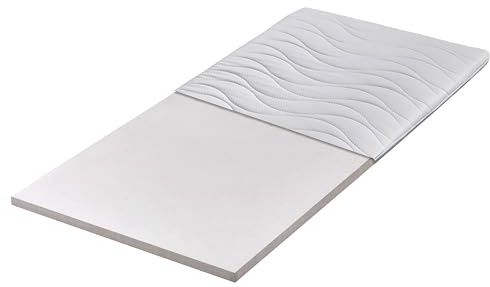 Betten-ABC Kaltschaumtopper, Matratzenauflage, Bezug waschbar, Gesamthöhe 7,0 cm, mittelhart, Größe: 100 x 200 cm