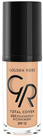 Fond De Teint Et Correcteur 2 En 1 - Total Cover - N12 Light Beige - Golden Rose - Maquillage - Tc12 Light Beige 30 Ml