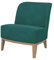 Soferia Sesselschoner Kompatibel Mit Stockholm Sessel Sesselbezug Sesselüberzug Sesselhusse Cover Einfache Reinigung Allergiefrei Wasserabweisend Majestic Velvet Türkis