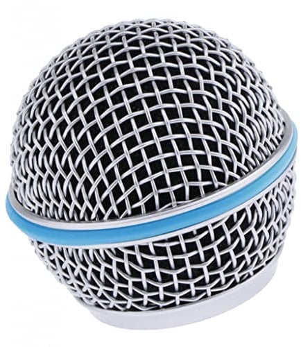 SM SunniMix Microphone Metal Screen Mic Grille Fits Microphones Parts Accessory, BETA 58A