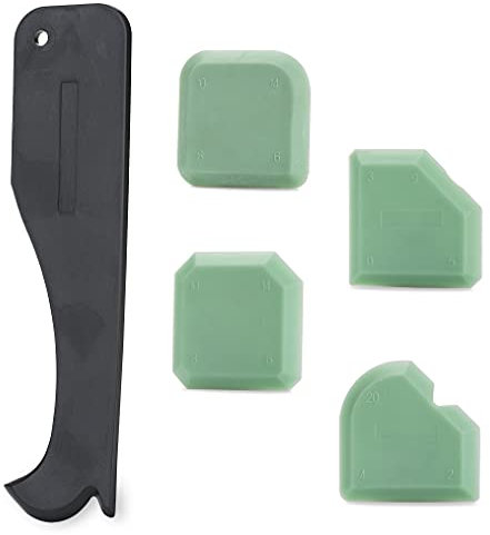 Mivos Kit de Lissage de Joints en Silicone et Acrylique - Spatules en Silicone pour Réparation de Carrelage - Outils d'étanchéité de Joints et Fentes - Spatules de Lissage pour Joints en Silicone