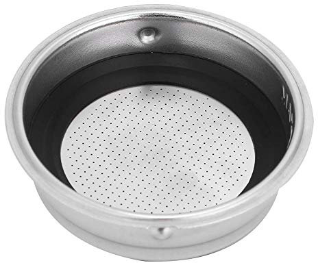 Tomotato Cesta Filtro Café, Acero Inoxidable Accesorios Máquina Espresso, Filtro Malla No Presurizada, 51mm, Compatible con Máquinas de Café Semi-Automáticas, para Casa, Oficina, Cafeterías