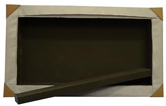 MARMOX Wandnische mit Kleber und Regal 305x605x87.5mm