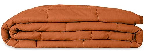 Wrap-Ninja Gewichtsdecke 135x200 9 kg Anti Stress Therapiedecke 100% Baumwolle Decke für Besseren Schlaf Weighted Blanket Schwere Decke Oeko-TEX 100% für Erwachsene