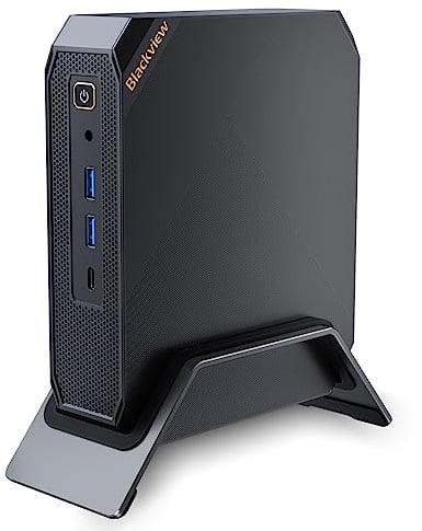 Blackview Mini Gaming PC MP200 Intel i5-12450H(up to 4,40GHz), 16GB DDR4 1TB SSD, 8 Cores 12 Threads, Mini Desktop Computer, HDMI+DP+Typ-C 4K-Triple-Screen, Gigabit Ethernet, WiFi6 BT5.2